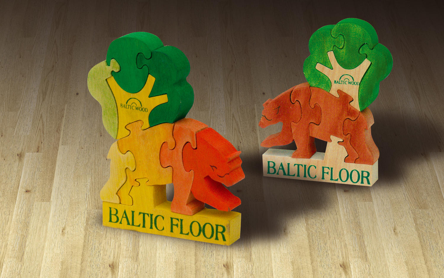 Logo produktowe Baltic Wood puzel